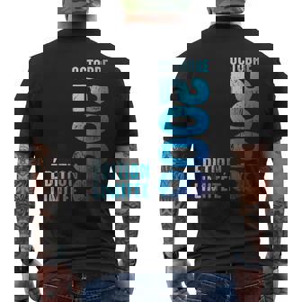 Depuis Octobre 2008 Année 2008 Rétro 2008 Édition Limitée T-shirt imprimé au dos - Cadeauxyz