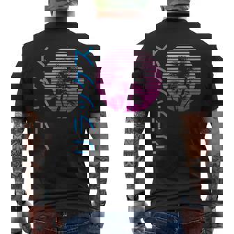 Relaxant Japonaisaporwave Avec Palmiers T-shirt imprimé au dos - Cadeauxyz