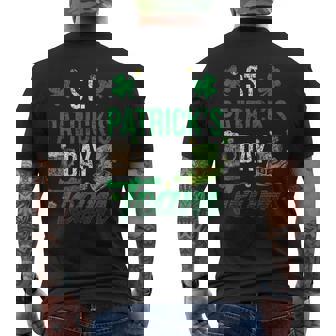 Día De San Patricio Equipo Irlandés Día De San Patricio Irlanda Camiseta Hombre Estampado Espalda - Regaloses