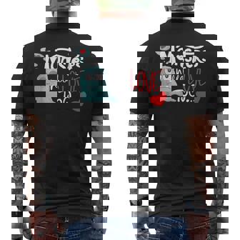 Día De Sanalentín Amor Monstruo Monstruos Necesitan Amor También Camiseta Hombre Estampado Espalda - Regaloses