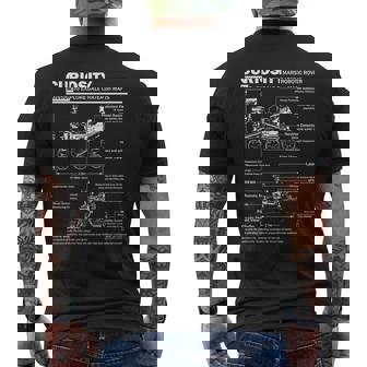 Diagrama De Curiosity Mars Rover Nasa Camiseta Hombre Estampado Espalda - Regaloses