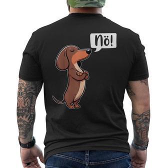 Dickköpfiger Rauhaardackel Nö Dachshund Dog Dog T-Shirt mit Rückendruck - Geschenkecke