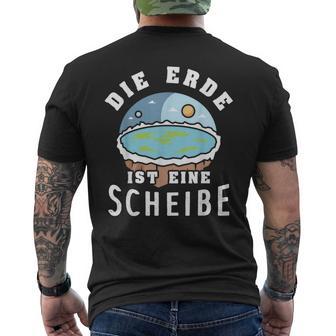 Die Erde Ist Eine Scheiben T-Shirt mit Rückendruck - Geschenkecke