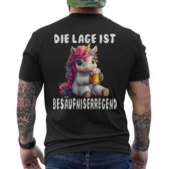 Die Lage Ist Besäufniserregend Carnival Costume T-Shirt mit Rückendruck - Geschenkecke