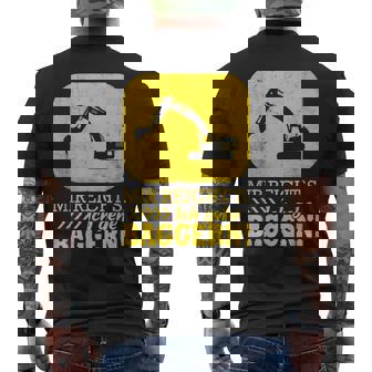 Digger Driver Saying Mir Reichts Ich Gehe Diggern T-Shirt mit Rückendruck - Geschenkecke