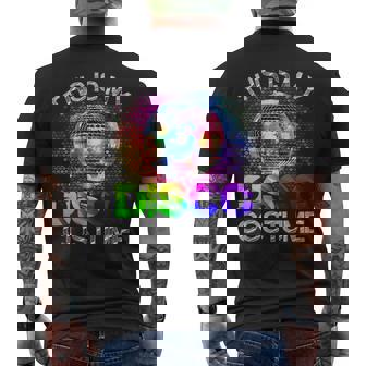 This Is My Disco Costume 1970S Funky Party 70S Groove Men's T-shirt Back Print - Monsterry