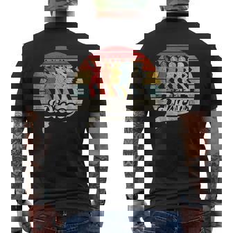 Disco Retro Vintage Dance Vibes Graphic Tank Top Men's Back Print T-Shirt - Monsterry