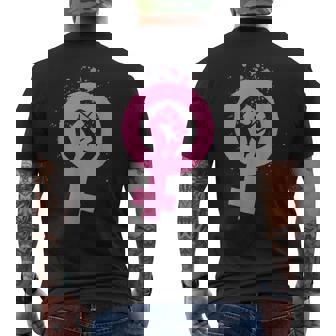Diseño De Símbolo De Feminismo Retro Años 70 80 90 Feminista Camiseta Hombre Estampado Espalda - Regaloses