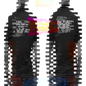 Disfraz De Regreso A Los 80 Disfraz Retro Fiesta De Camiseta Hombre Estampado Espalda - Regaloses