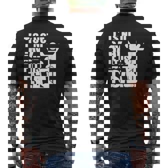 Distressed It Is Not Gay If It's Tsa Outfit Security Men's T-shirt Back Print | Seseable CA