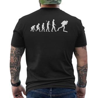 Diver Evolution Diver Diving Sports T-Shirt mit Rückendruck - Geschenkecke