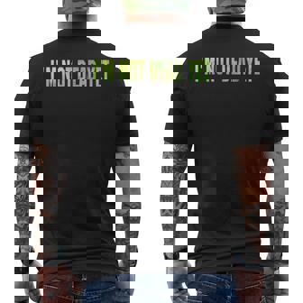 Divertida Con Texto En Inglés I'm Not Dead Yet Camiseta Hombre Estampado Espalda - Regaloses