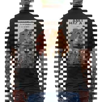 Divertida De Hámster Hamzilla- Lindo Regalo Para Los Amantes Del Hámster Camiseta Hombre Estampado Espalda - Regaloses