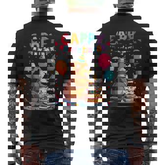 Divertida Fiesta De Cumpleaños De Cappy Birthday Para Amantes De Los Capibara Para Niñas Y Niños Camiseta Hombre Estampado Espalda - Regaloses