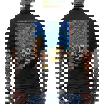 Divertida Selfie Mona Lisa Camiseta Hombre Estampado Espalda - Regaloses