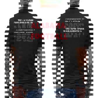 Divertida Temporada De Fútbol De Alabama Camiseta Hombre Estampado Espalda - Regaloses
