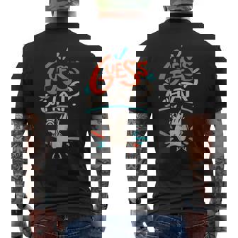 Divertido Adivina Lo Culo De Pollo Camiseta Hombre Estampado Espalda - Regaloses