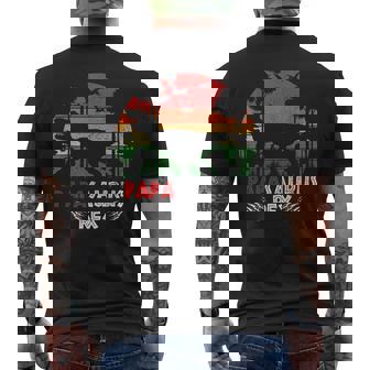 Divertido Papasaurus Dinosaurios Amante Del Día Del Padre Dinosaurios Camiseta Hombre Estampado Espalda - Regaloses
