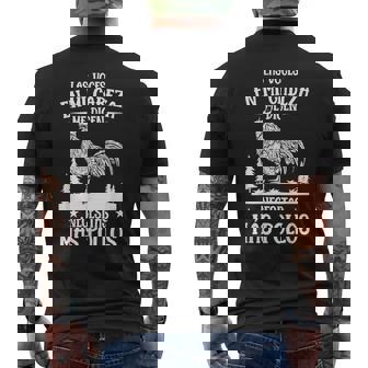 Divertido Pollo & Gallina Agricultor Necesitas Más Pollos Camiseta Hombre Estampado Espalda - Regaloses