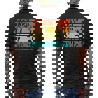 Divertido Tenis Rachet Is Not The Problem Jugadores De Tenis Camiseta Hombre Estampado Espalda - Regaloses