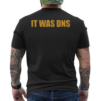 It Was Dns T-Shirt mit Rückendruck - Geschenkecke