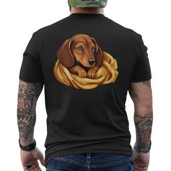 Dog Dachshund Official Favourite Sleeping Dachshund T-Shirt mit Rückendruck - Geschenkecke