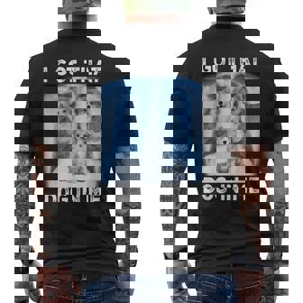 I Got That Dog In Me Dog Xray Meme Welsh Corgi Men's Back Print T-Shirt - Thegiftio UK