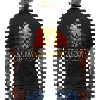 In The Dolomites Are At Home Excursions Ski Mountaineering Dolomites Men's Back Print T-Shirt - Monsterry