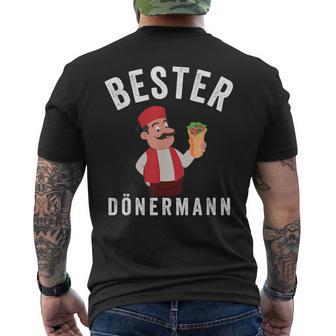 Doner Man With Doner Kebab T-Shirt mit Rückendruck - Geschenkecke