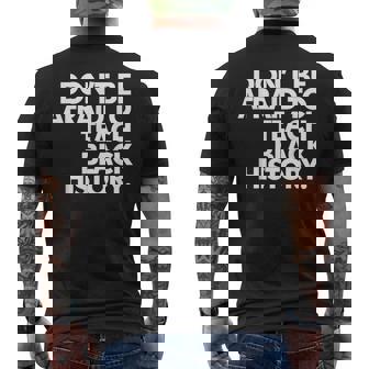 Don't Be Afraid To Teach Black History Teaching Plan Men's T-shirt Back Print - Seseable
