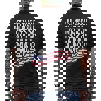 Don't Blame Me I Voted For Kamala 2024 Usa Kamala Harris Men's T-shirt Back Print - Monsterry