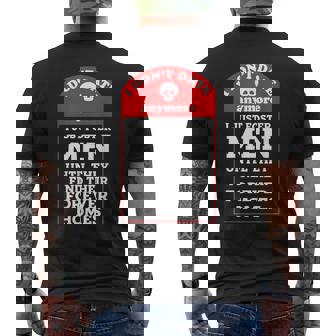 I Don't Date Anymore Just Foster Men Until Forever Homes Men's Back Print T-Shirt - Monsterry