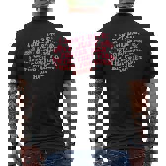 Don't Date I Foster Men Until They Find Their Forever Home Men's Back Print T-Shirt - Monsterry