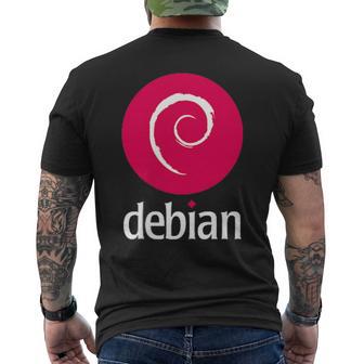 Double-Sided Debian Linux Software Of The Dedicated Community T-Shirt mit Rückendruck - Geschenkecke