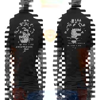 Dougs Winter Party February Invite Winter Party Celebrate Men's T-shirt Back Print | Mazezy