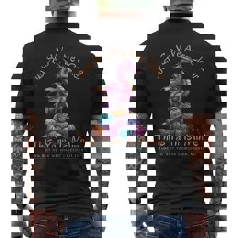 Dragon Colorful Yarn Eggs Just So We Are Clear Yarn Is Mine Men's T-shirt Back Print - Seseable