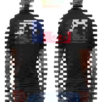 Drapeau Du Texas Armadillo T-shirt imprimé au dos - Cadeauxyz