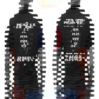 Drapeau Fierté Patriotisme Fier D'être Français Patriote T-shirt imprimé au dos - Cadeauxyz