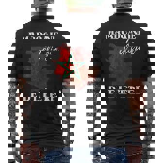 Drapeau Maroc Marocain Et Fiere De L'etre Maroc T-shirt imprimé au dos - Cadeauxyz