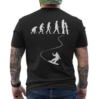 Drawn Simple Evolution Snowboard T-Shirt mit Rückendruck - Geschenkecke