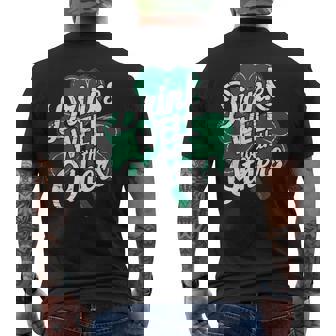Drinks Well With Others St Patrick's Day Men's T-shirt Back Print - Thegiftio UK