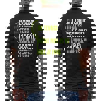 Drôle Technique De Tennis Est Top Secrète T-shirt imprimé au dos - Cadeauxyz