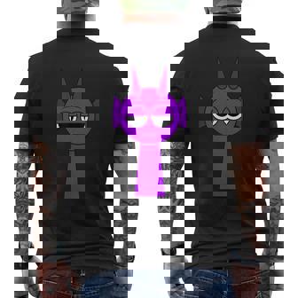 Durple From Sprunki Men's T-shirt Back Print | Seseable CA
