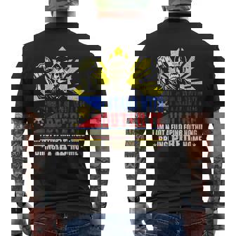 Duterte Solidarity I Stand With Duterte Against Icc Charges Men's T-shirt Back Print - Seseable