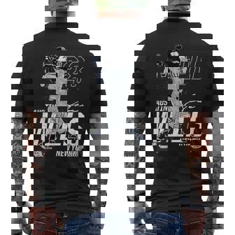 Dynamic Pose Austin Wells New York Baseball Mlbpa Men's T-shirt Back Print - Thegiftio UK