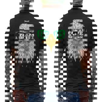 Eagles Fly With Sunglasses Vintage Eagles Flying Bird Men's Back Print T-Shirt - Monsterry