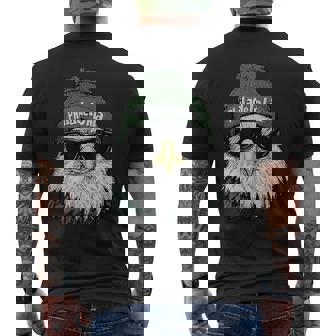Eagles Flying Eagle Fly Bird Men's T-shirt Back Print | Mazezy