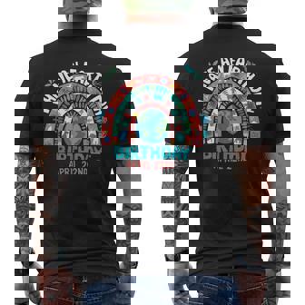 Earth Day It's My B-Earth Day Earthday In My Birthday Men's T-shirt Back Print | Mazezy