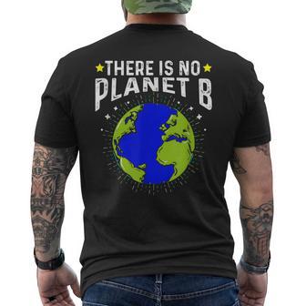 Earth Day Planet There Is No Planet B Protection Climatiqueert Naturel T-shirt imprimé au dos - Cadeauxyz