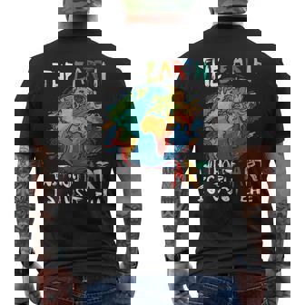 Earth Without Art Is Just Eh Planet Art Earth Day Men's Back Print T-Shirt - Monsterry